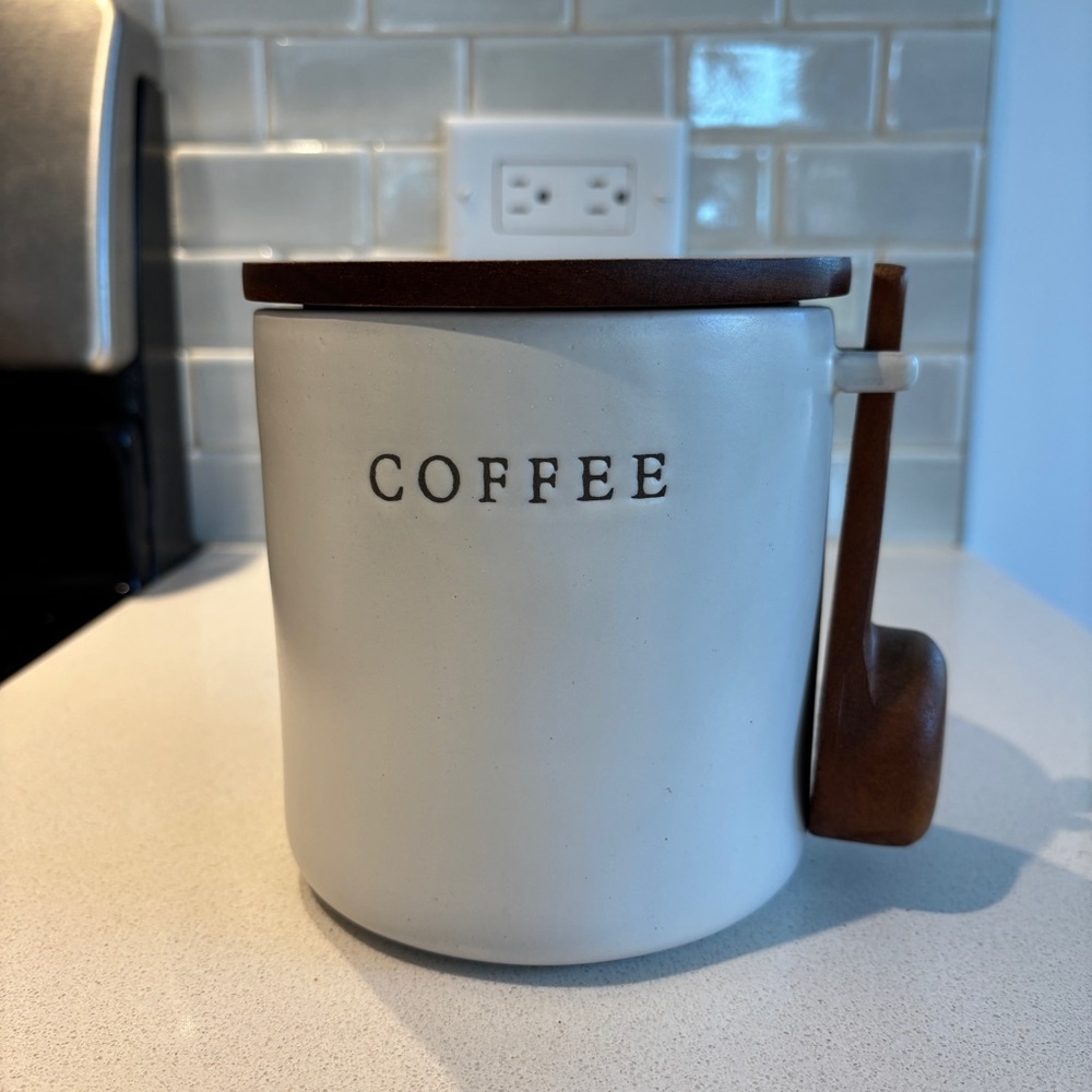 Hearth & Hand Ceramic Coffee Canister